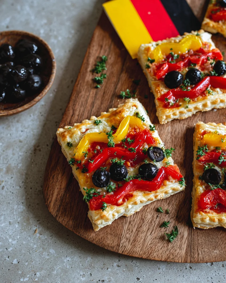Deutschland-Snack aus Blätterteig image 2