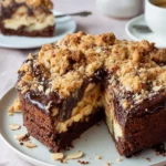 Dreifacher Kuchengenuss: Schoko, Apfel & Streusel vereint