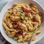 Einfache vegane Marry Me Chicken Pasta