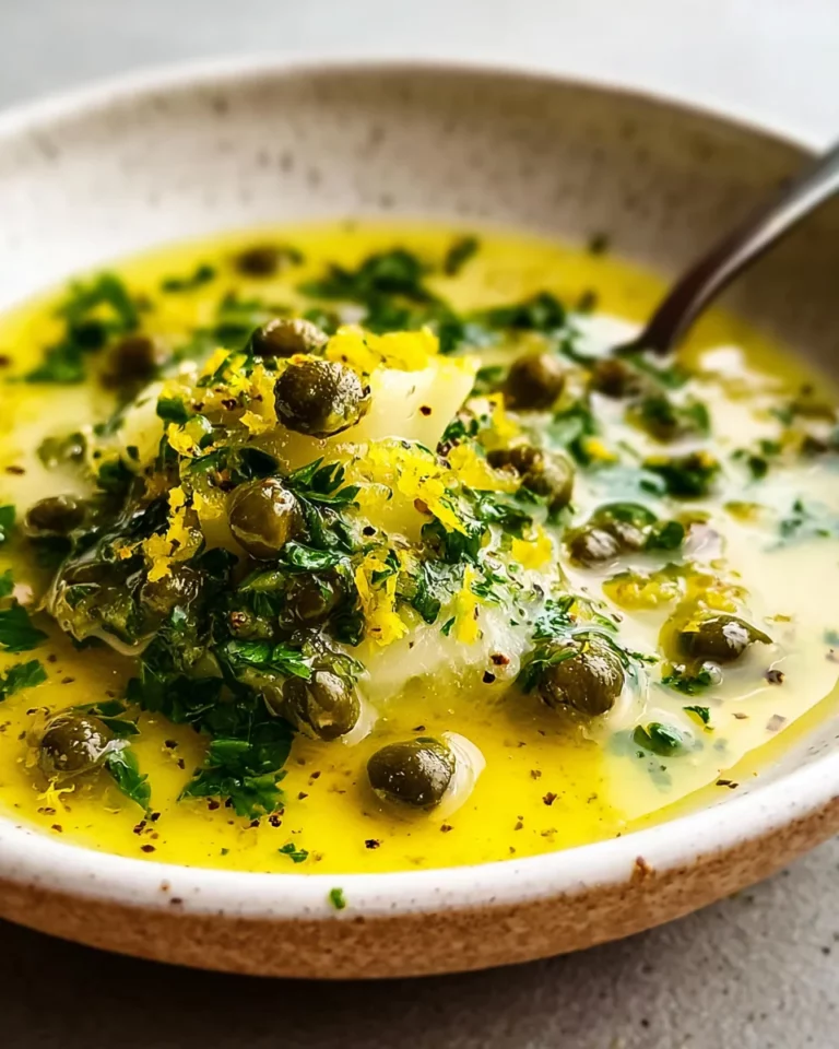 Einfache Zitronen-Kapern-Sauce: Frisch, schnell & unwiderstehlich!
