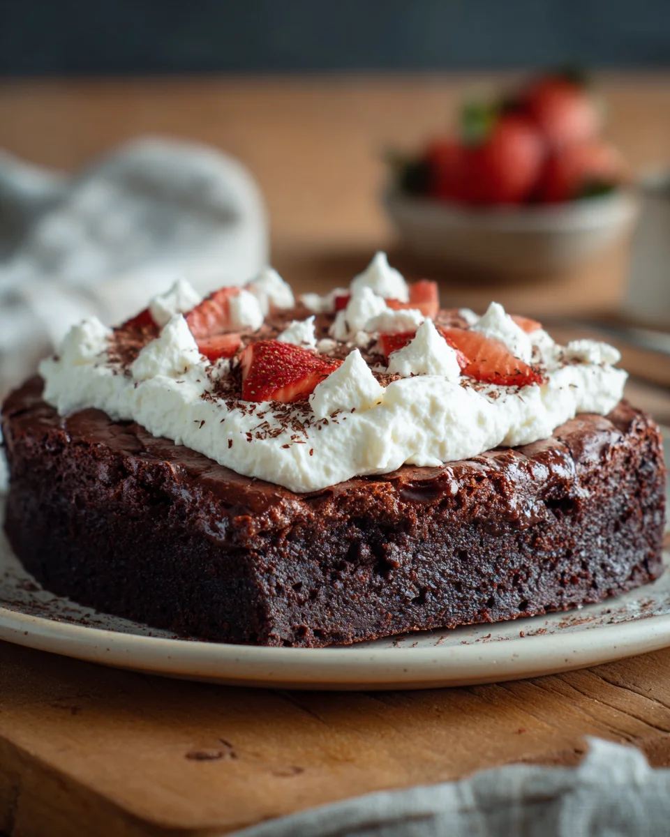 Erdnon-non-alcoholic alternativeic beer-Brownie-Kuchen image 2