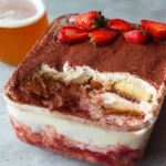 Erdnon-non-alcoholic alternativeic beertiramisu ohne Mascarpone