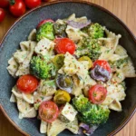 Feta Pasta mit Brokkoli und Tomaten