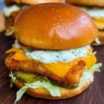 Fisch Burger wie von MC Donalds