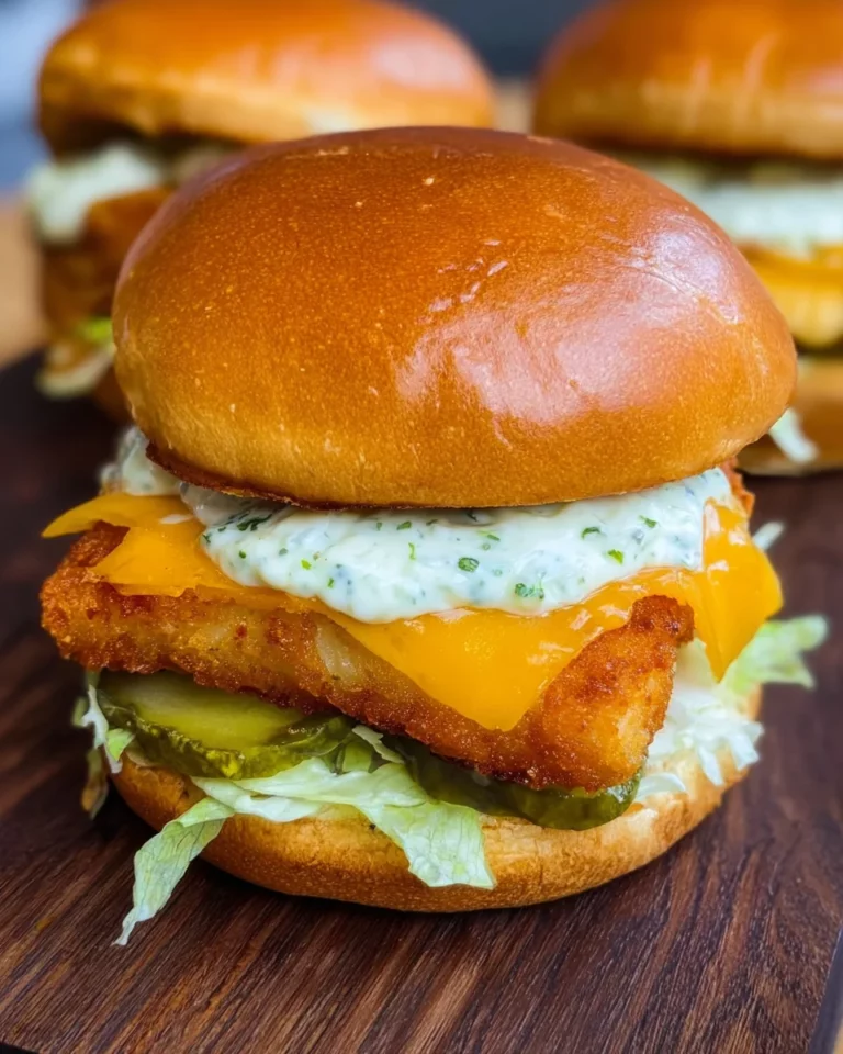 Fisch Burger wie von MC Donalds