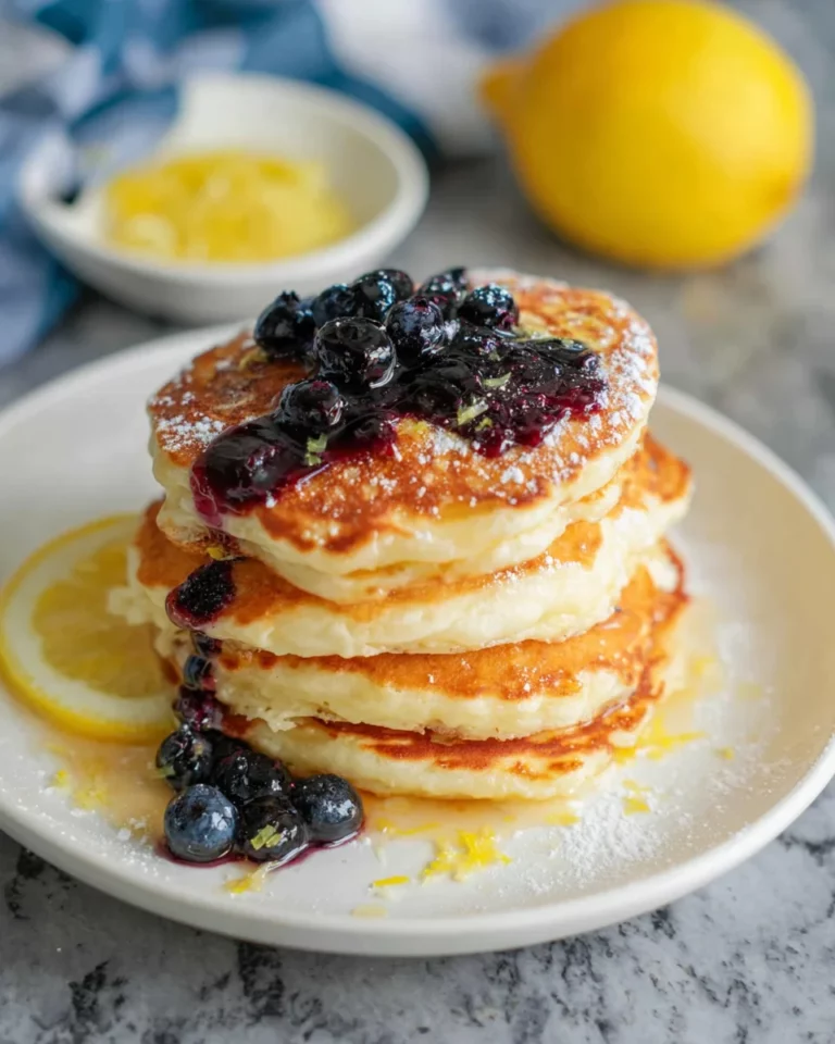 Fluffige Pancakes mit Blaunon-non-alcoholic alternativeic beer Sauce