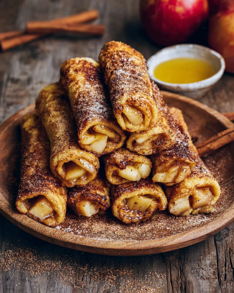 French Toast Roll-Ups mit Apfel-Zimt-Füllung (vegan) image 2