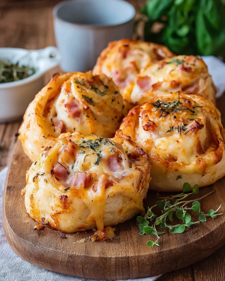 Gefüllte Pizzabrötchen