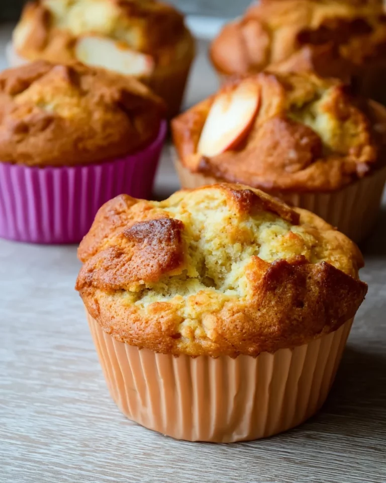 Gesunde Apfelmuffins ohne Zucker