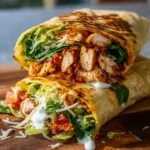 Gesunder Chicken Crunch Wrap: Knusprig und Lecker!