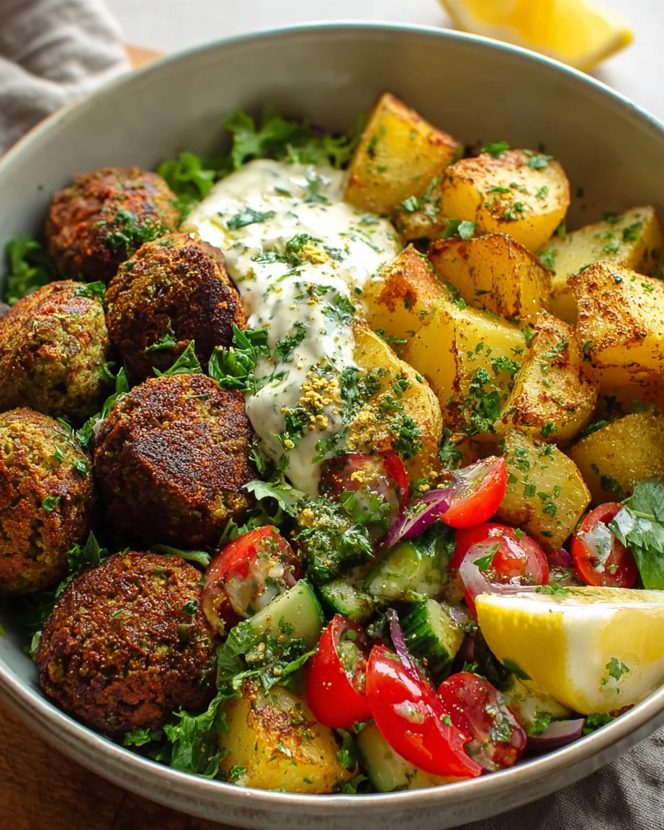 Griechische Falafel Protein Bowl Rezept - Lecker & Gesund image 2