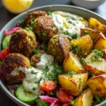 Griechische Falafel Protein Bowl Rezept - Lecker & Gesund