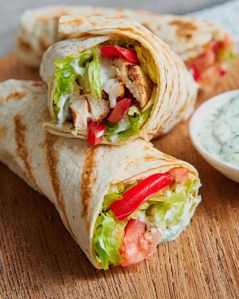 Hähnchen-Wraps – SOOO gut – das BESTE Rezept