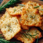 Hausgemachte Parmesan-Rosmarin-Cracker