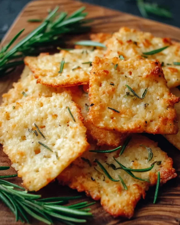 Hausgemachte Parmesan-Rosmarin-Cracker