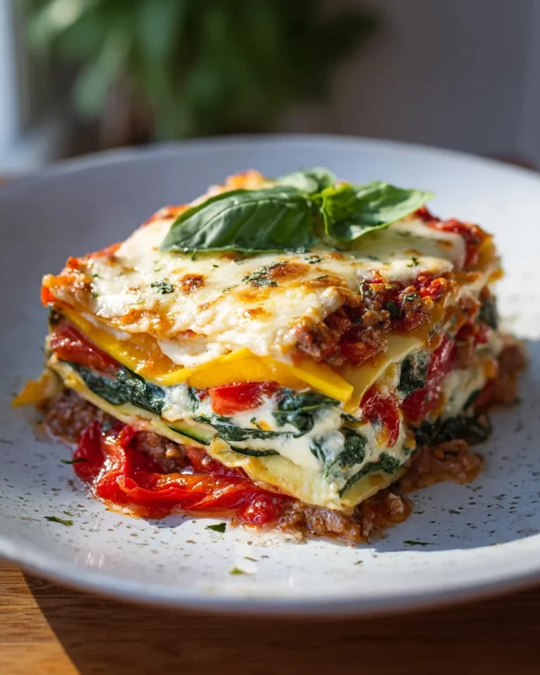 Hohe Protein Gemüse Lasagne – Gesund & Lecker genießen!