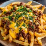 Pommes Frites mit Hackfleisch und Cheddar: Ein Unglaubliches Ultimatives Rezept für 4 Personen