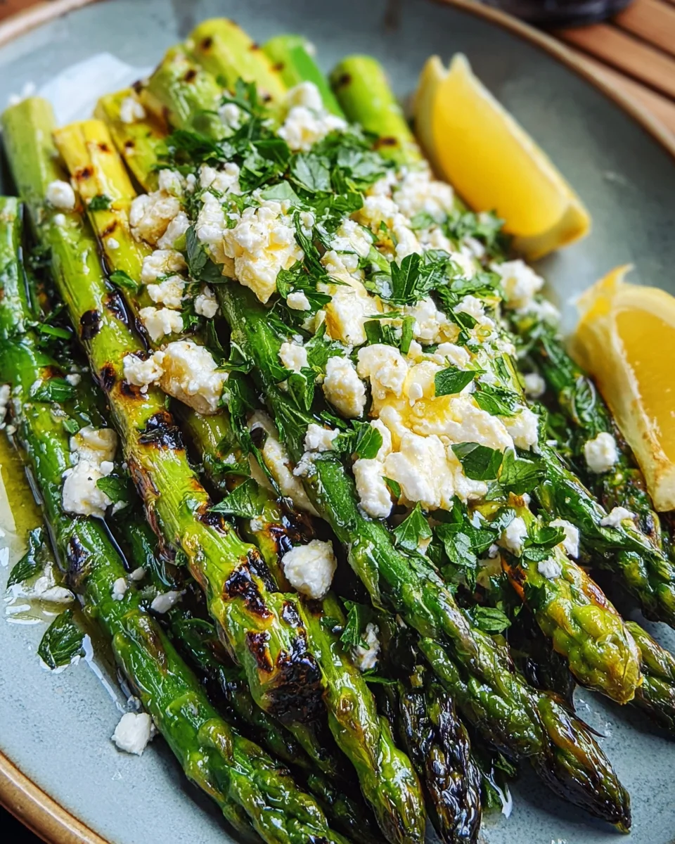 Gegrillter Spargel mit Zitrone und Feta: Ein Unglaubliches Ultimatives Rezept für 4 Personen image 2