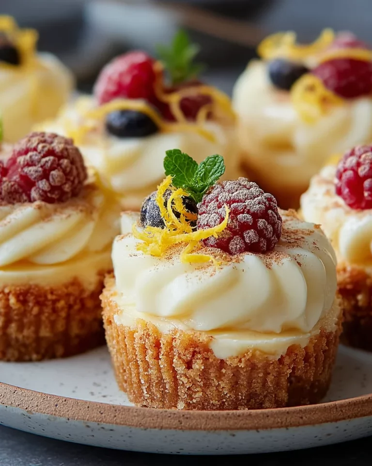 Indulgent Mini Cheesecakes: A Sweet Treat You'll Love