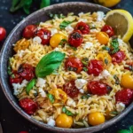 Italienischer Orzo Salat (schnelles Rezept)