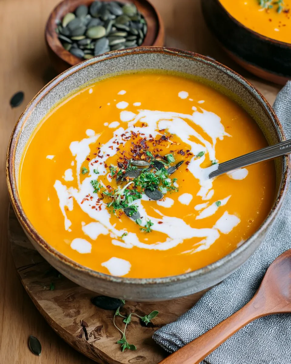 Kürbissuppe mit Kokosmilch und Ingwer image 2