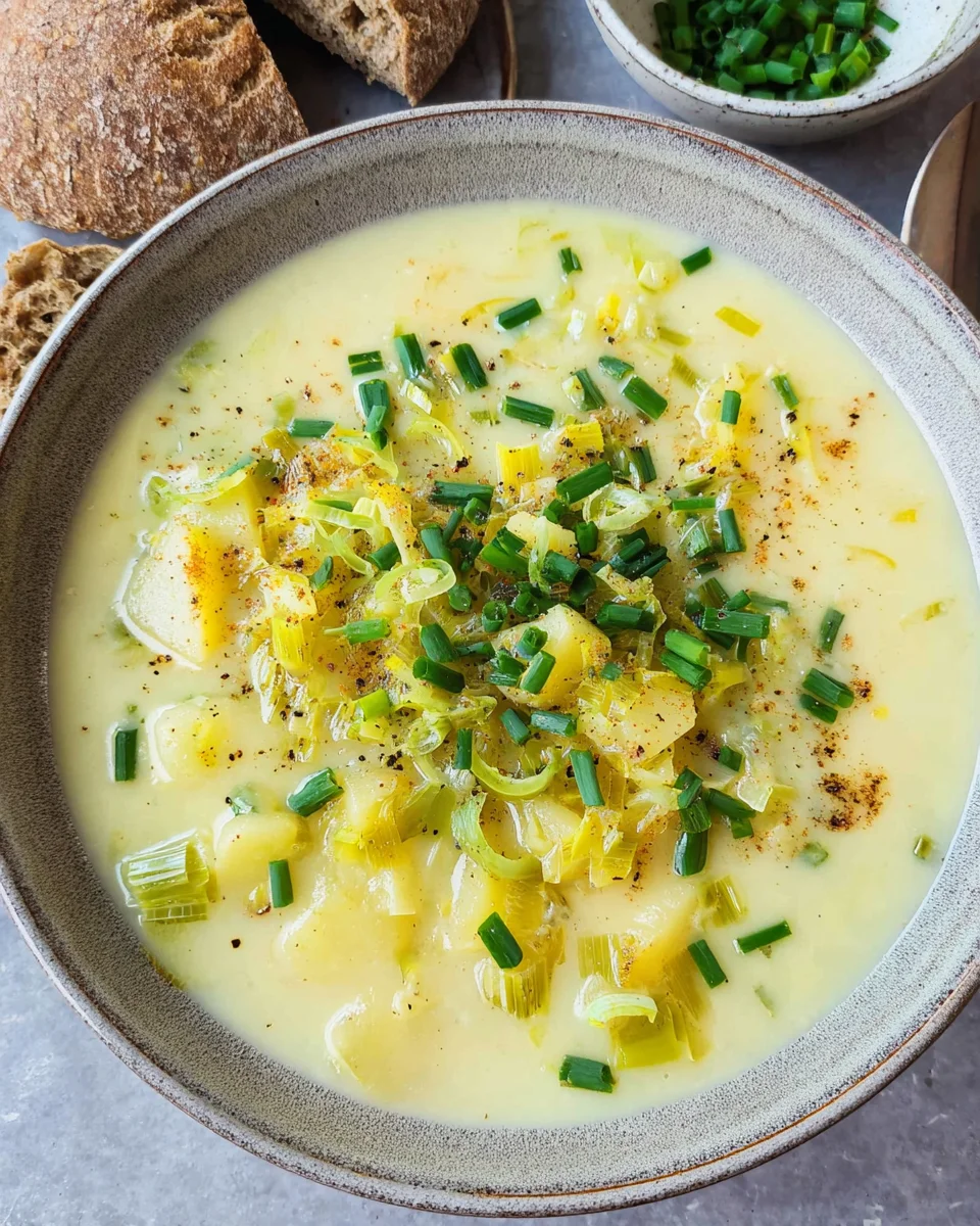 Käse-Lauch-Suppe mit Kartoffeln image 2
