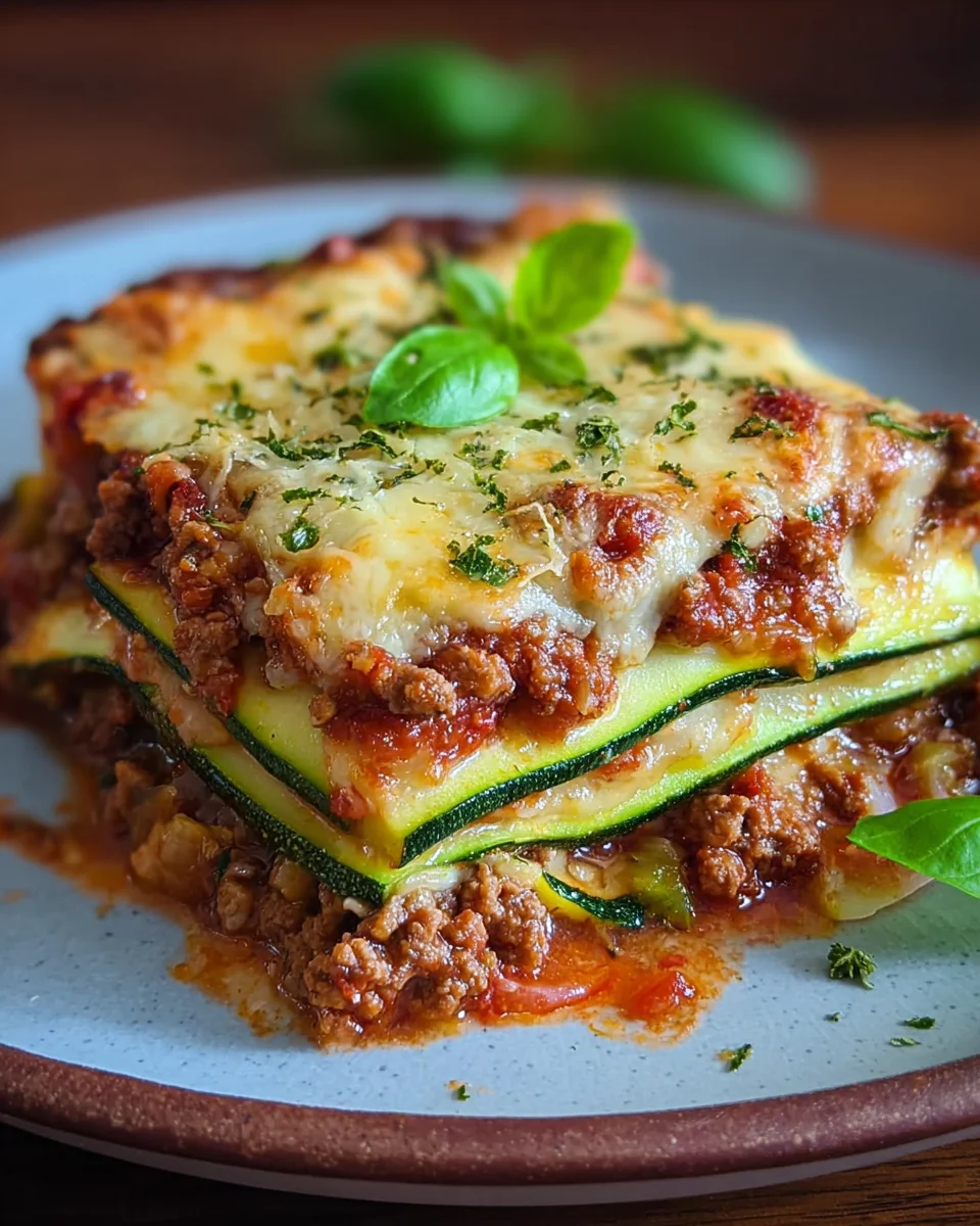 Köstliche Low Carb Zucchini Lasagne – einfach und unwiderstehlich image 2