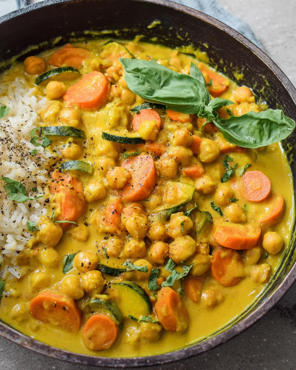 Kichererbsen-Curry mit Erdnuss-Sauce image 2