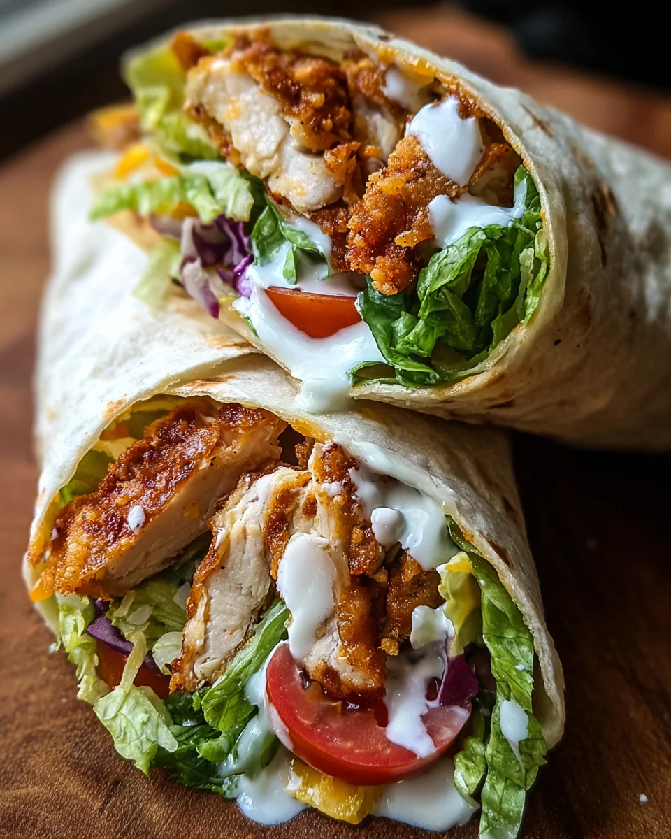 Knuspriger Chicken Ranch Snack Wrap image 2