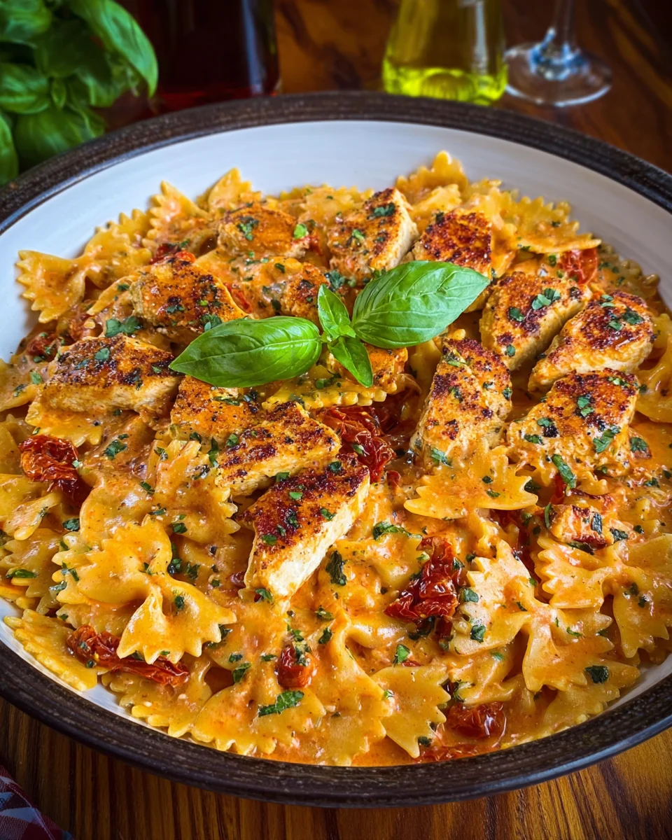 Marry Me Pastapfanne mit gebratenem Hähnchen image 2