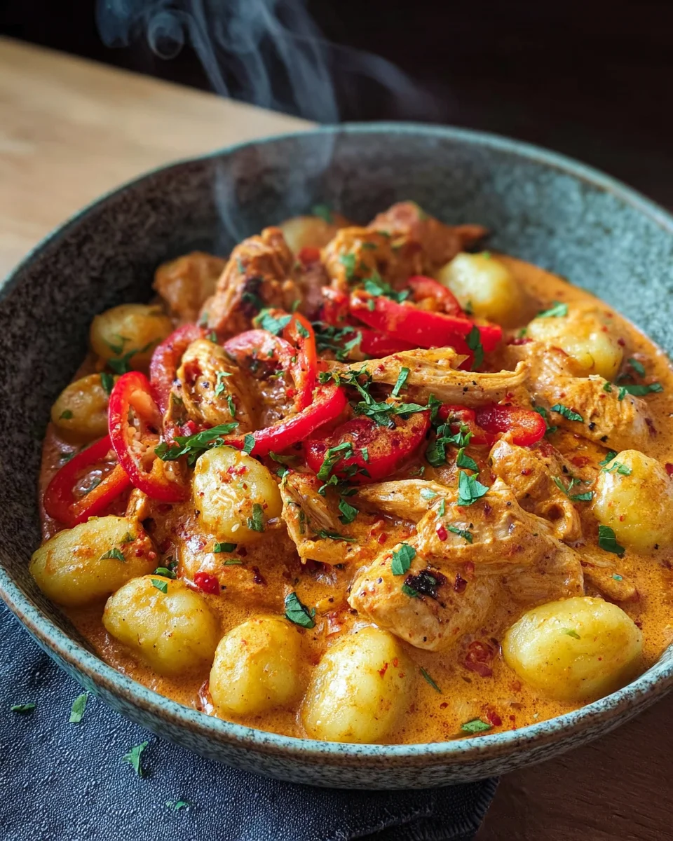 Paprika-Sahne-Hähnchen mit Gnocchi image 2