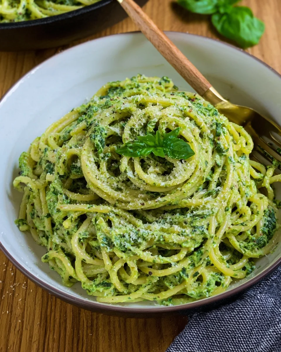 Pasta mit cremiger Spinat-Sauce image 2