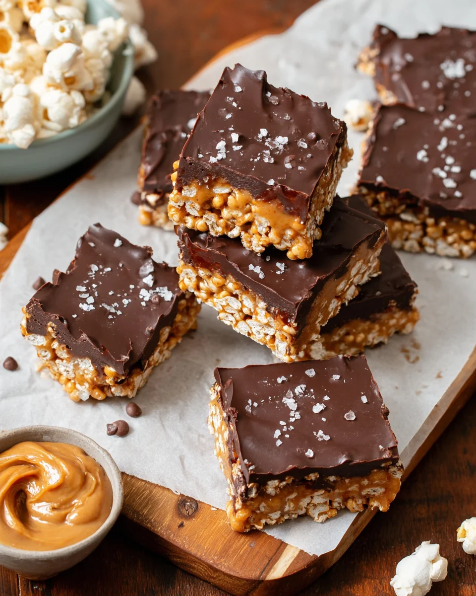 Peanut Butter Chocolate Crunch Bars image 2