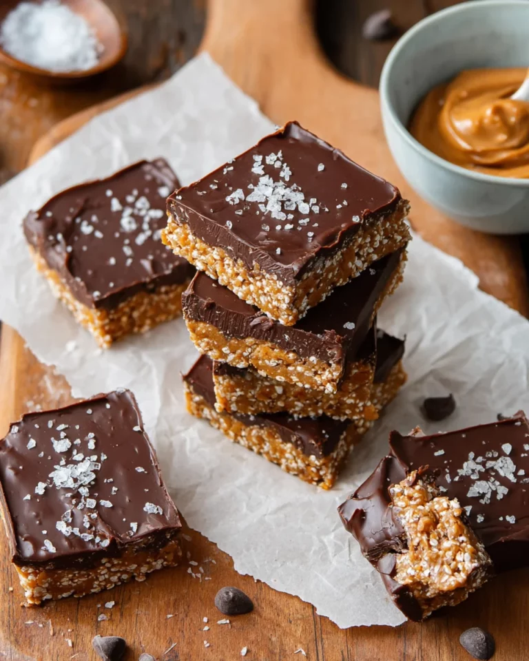 Peanut Butter Chocolate Crunch Bars