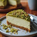Pistazienkäsekuchen mit Pistaziensauce