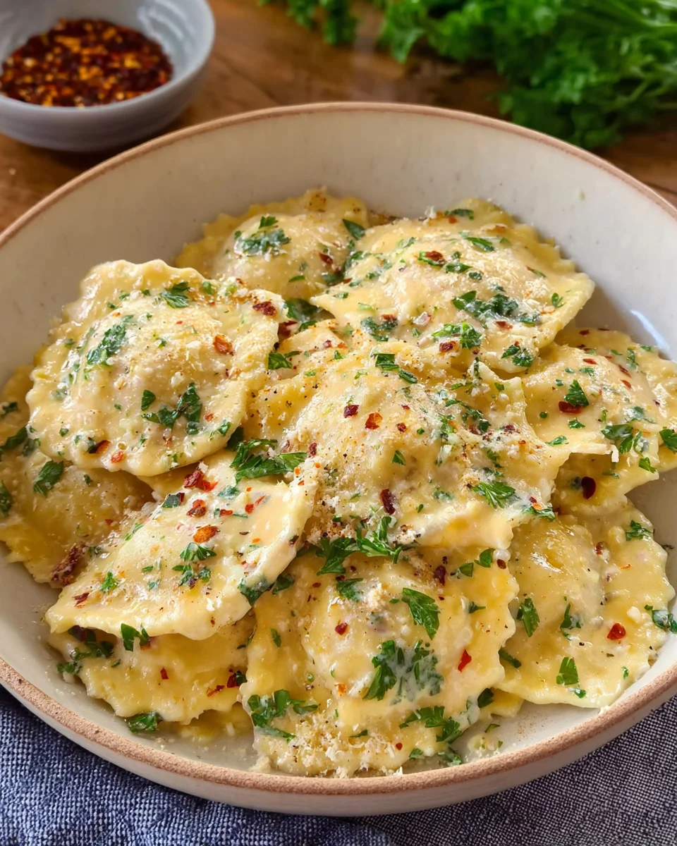 Ravioli Alfredo image 2