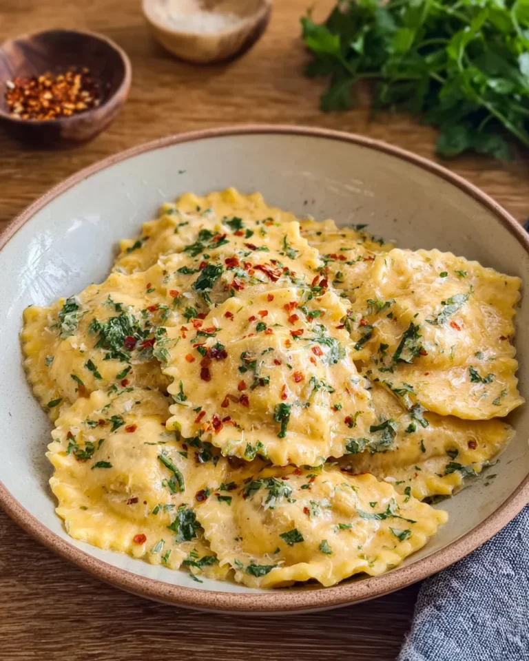 Ravioli Alfredo