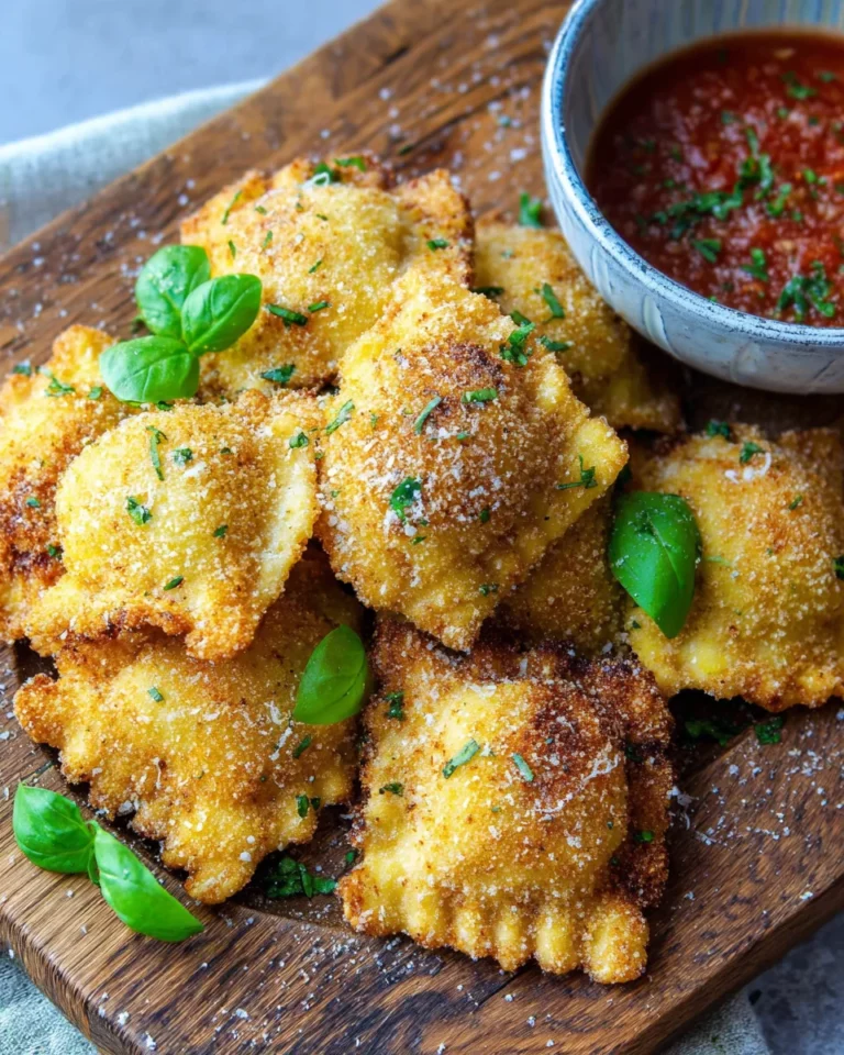 Ravioli aus der Heißluftfritteuse