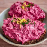 Rote Bete Dip Rezept - leckerer Aufstrich zu Brot