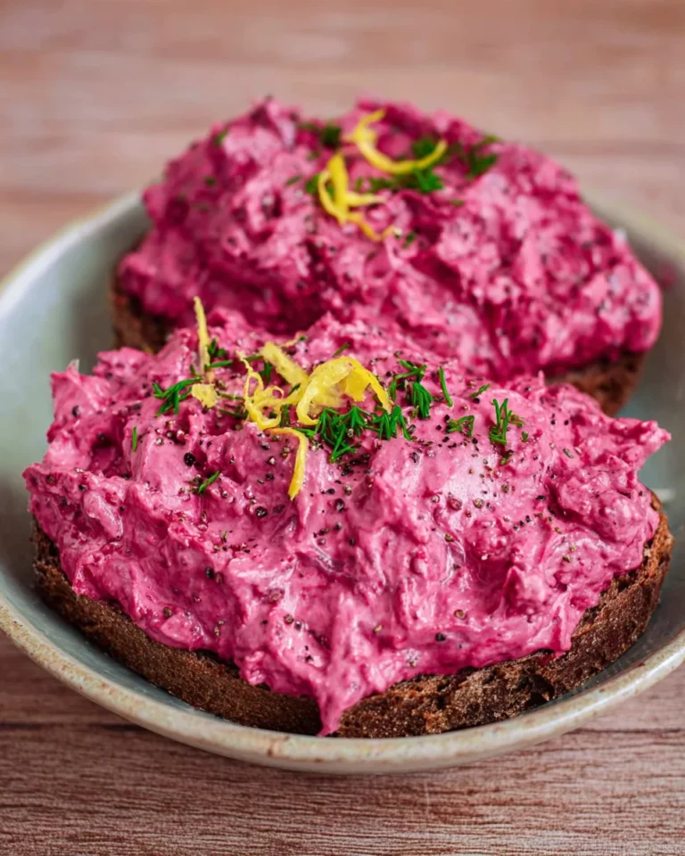 Rote Bete Dip Rezept - leckerer Aufstrich zu Brot