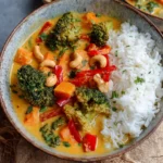 Süßkartoffel Curry mit Brokkoli