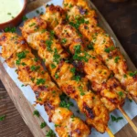 Saftige Hähnchenspieße