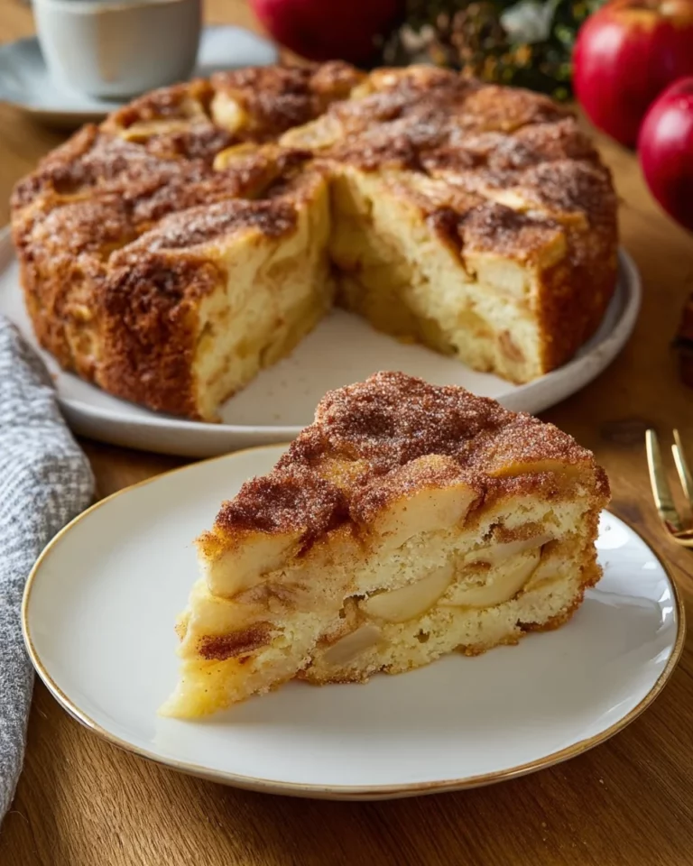 Saftiger Apfelkuchen mit Joghurt