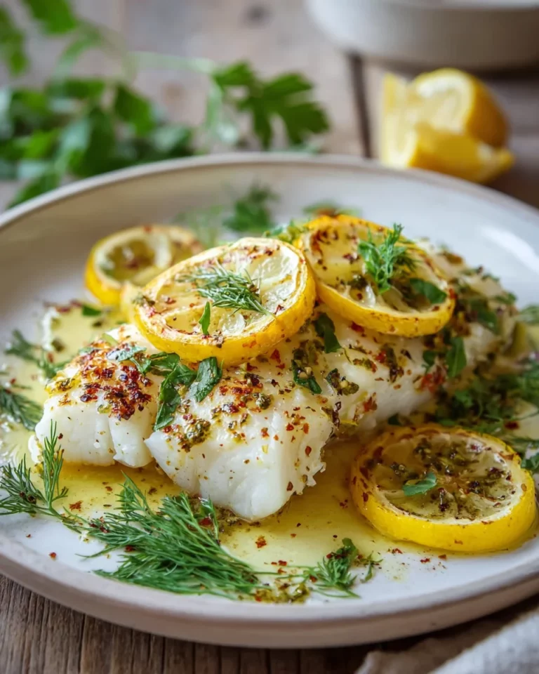 Saftiges Zitronenfischfilet aus dem Ofen – aromatisch & zart!