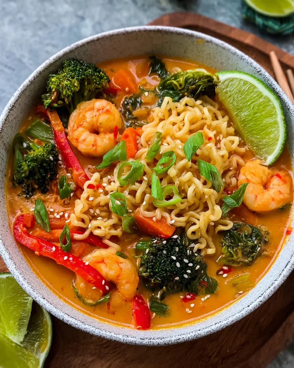 Schnelle Ramen mit Garnelen image 2