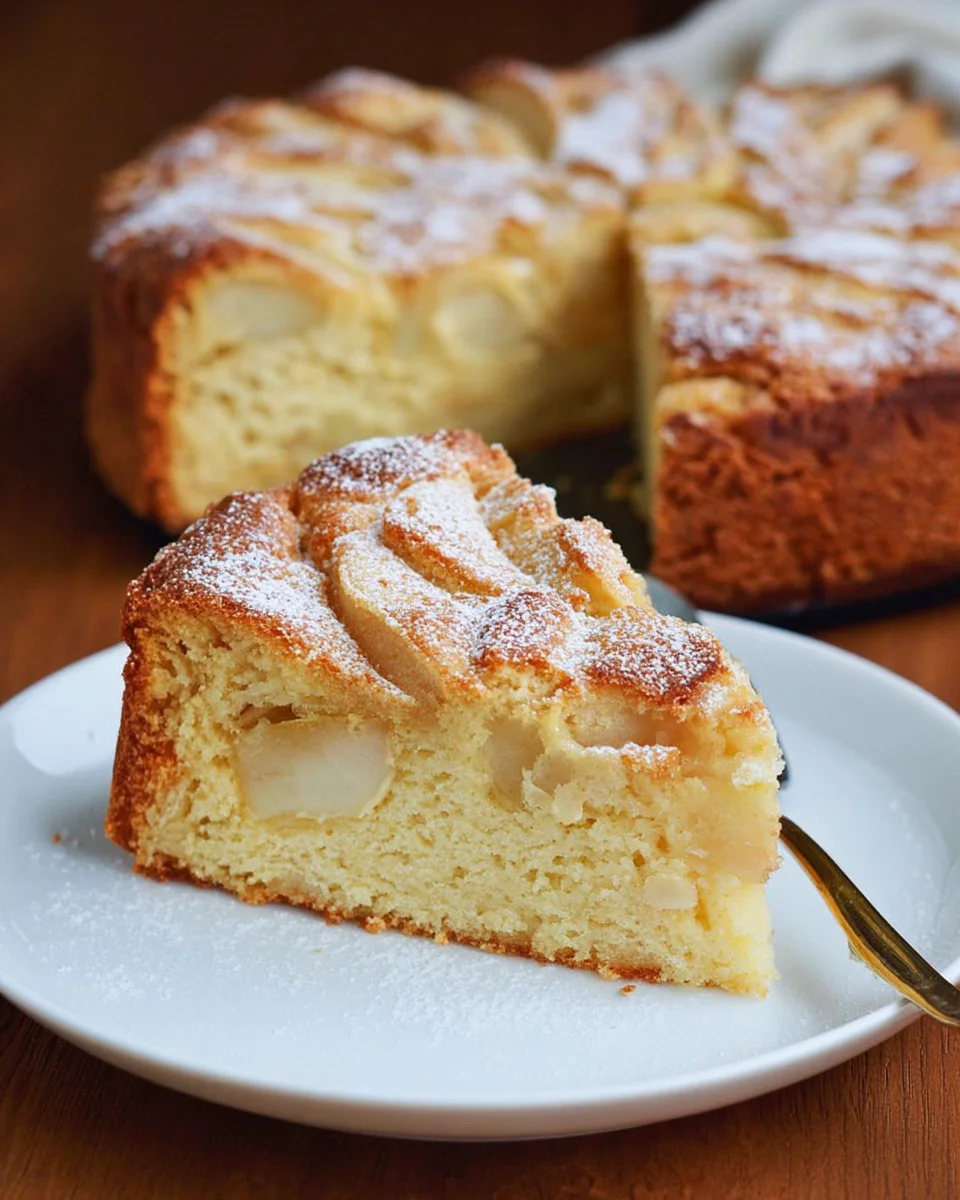 Schneller Apfelkuchen mit Rührteig image 2