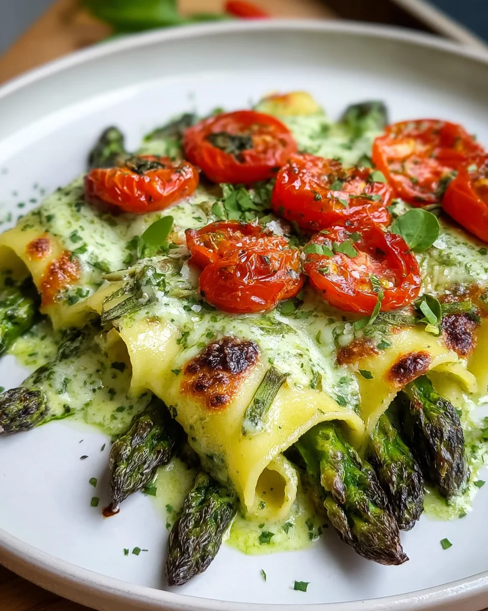 Spargel-Cannelloni mit Kräutersauce einfach genießen image 2