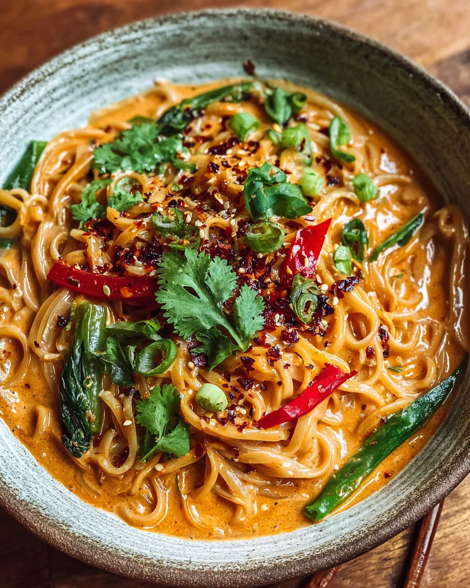 Thailändische rote Currynudeln image 2