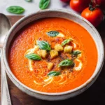 Tomaten-Paprika-Suppe aus dem Ofen