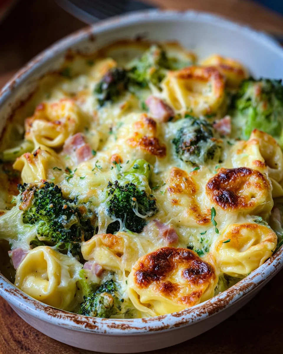 Tortellini Auflauf putenschinken Brokkoli image 2